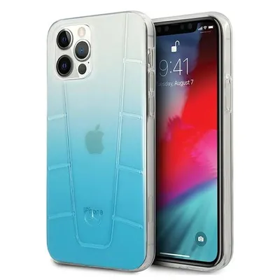 Immagine prodotto di Mercedes Mehcp12Lclgbl Custodia rigida Iphone 12 Pro Max6,7 Niebieski/Blu Linea Trasparente