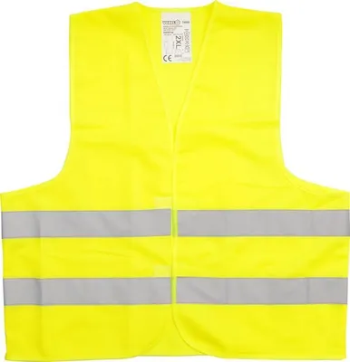 Image de Gilet de sécurité jaune EN 20471, taille XL