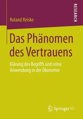 Obrázek produktu pro Das Phänomen des Vertrauens