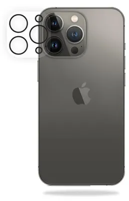 Imagen del producto de Protector de pantalla de vidrio para la cámara, compatible con Apple iPhone 13 Pro/13 Pro Max