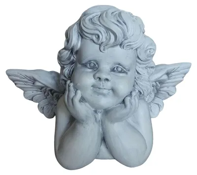 Obrázek produktu pro Socha anděla z hrobu, 31 cm, polyresin, odolná vůči povětrnostním vlivům