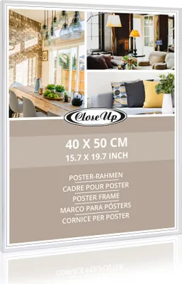 Produktbild von Poster-Rahmen 40 X 50cm weiss - Rahmen