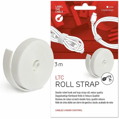 Produktbild von Label-the-cable LTC 1220, Kabel-Flexrohr, Tisch/Wand, Weiß