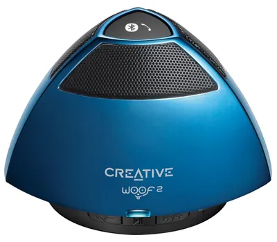 Zdjęcie produktu dla Creative Labs Woof 2, 1.0 kan., Przewodowy i Bezprzewodowy, 3.0+HS, A2DP, AVRCP, HFP, HSP, 0,8 m, Głośnik mono przenośny