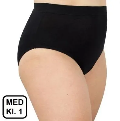 Produktbild von High-Waist Damenslip mit Saugeinlage - Schutz bei Blasenschwäche, Periode & Wochenbett.