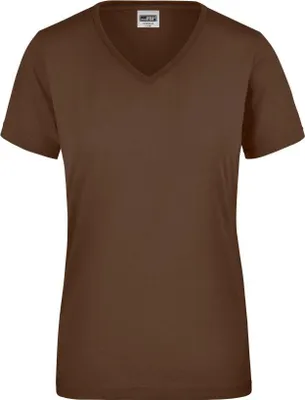 Produktbild von James & Nicholson Ladies Workwear T-Shirt Gr. XL, braun