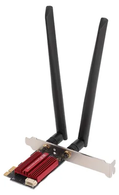Image de Carte WiFi 6E RTL8852CE 2,4 GHz / 5 GHz / 6 GHz, Bluetooth 5.3, 5 374 Mbps, adaptateur réseau sans fil PCIe x1 pour Windows 10 et 11