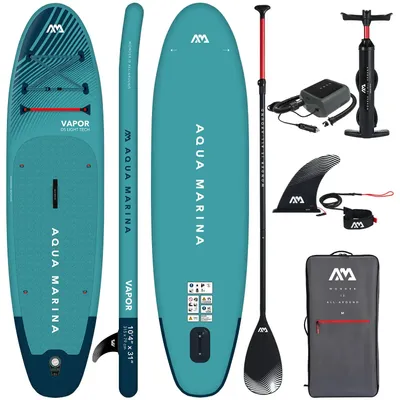 Produktbild von Aqua Marina Vapor 10'4" SUP Brett BT-23VAP + E-pumpe PBG 6 12V