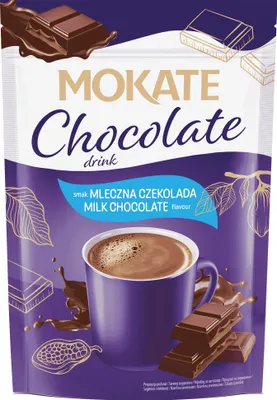 Zdjęcie produktu dla Świąteczny Zimowy Napój Czekoladowy Czekolada Mleczna Mokate 120g
