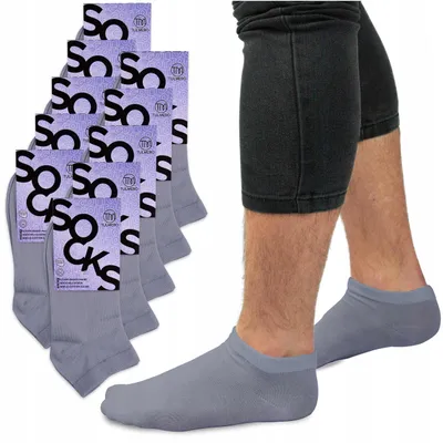 Produktbild von Tulmero Herren Sneakers Socken Kurz Atmungsaktiv Größe 38-40