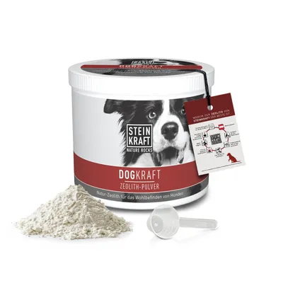 Produktbild von ZEOLITH Pulver für Hunde - DOGKRAFT von Steinkraft 250g