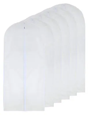 Kleiderhüllen 6er-Set, transparent, wasserdicht, 60x100 cm