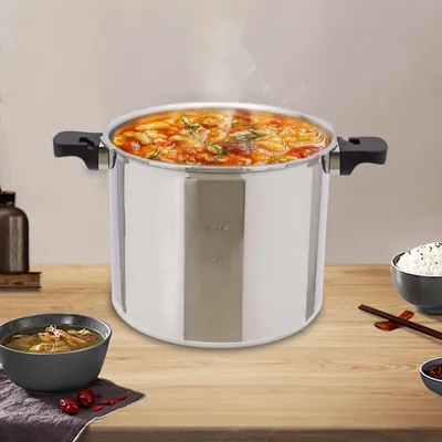 Zdjęcie produktu dla Przeciwwybuchowy aluminiowy zbiornik ciśnieniowy do szybkowarówDuża pojemność 22 litry Odpowiedni do kuchenek gazowych