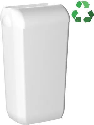 Image de Poubelle suspendue ECOLORED avec couvercle, 23 l, ABS, blanc