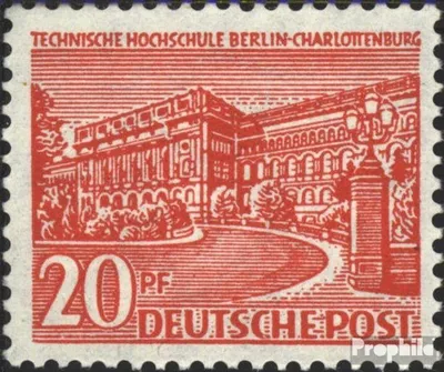 Produktbild von Briefmarken Berlin (West) 1949 Mi 49 postfrisch Berliner Bauten