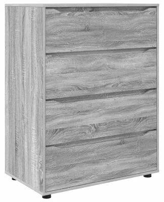 Obrázek produktu pro vidaXL Úložné skříně, 80 x 48 x 105 cm, materiál: dřevotříska, barva: sonoma šedá