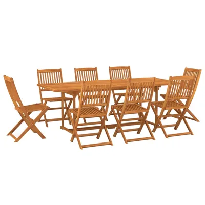 Obrázek produktu pro 9dílný zahradní jídelní set 220x90x75 cm masivní akáciové dřevo