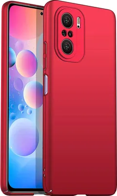 Produktbild von Xiaomi Poco F3 Hülle, LaimTop Ultra Dünn Hart PC Matt Schutzhülle für Xiaomi Poco F3 Rot