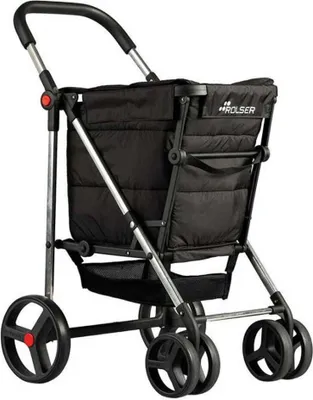 Produktbild von Rolser Polar Einkaufstrolley Schwarz  Schwarz One Size