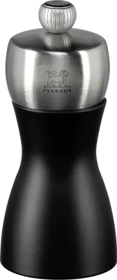 Zdjęcie produktu dla Peugeot FIDJI młynek do pieprzu drewno bukowe czarny matowy 12 cm