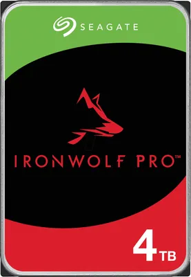 Zdjęcie produktu dla Seagate IronWolf Pro ST4000NE001, 4 TB, 7200 RPM, 256 MB, 3.5", Serial ATA III