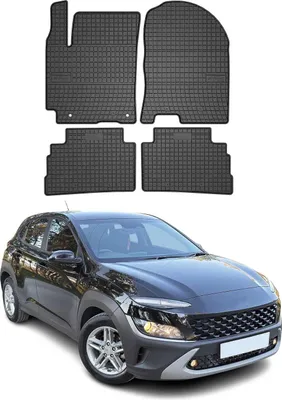 Produktbild von 2017-2025 Hyundai Kona Fußmatten Gummi Schwarz 4 tlg