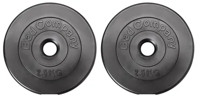 Produktbild von 5 Kg (2x2,5) Hantelscheiben Hanteln 30/31mm Kunst.