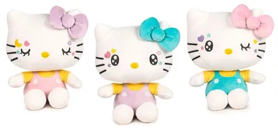 Obrázok produktu pre Plyšová hračka Hello Kitty, 50. výročie, rôzne motívy, 23 cm
