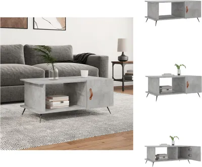 Obrázok produktu pre vidaXL Konferenčný stolík betón sivý 90x50x40 cm materiál na báze dreva - Konferenčné stolíky
