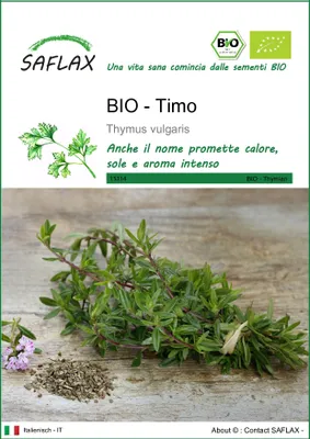 Immagine prodotto di SAFLAX  -- Timo - 800 semi - Thymus