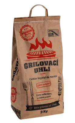 Obrázek produktu pro Carbón Vegetal de Marabú grilovací uhlí 3 kg