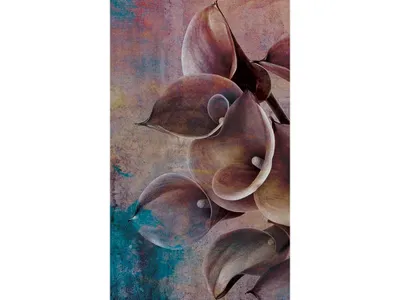 Produktbild von Fototapete - Flower Abstract II 150x250cm - Vliestapete