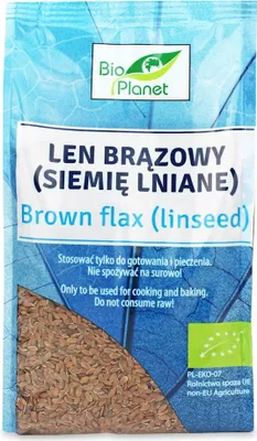 Produktbild von BRAUNER LEIN (LEINSAMEN)  400 g –  PLANET