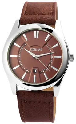 Produktbild von Herrenuhr Kunstleder EX0324 Mineralglas