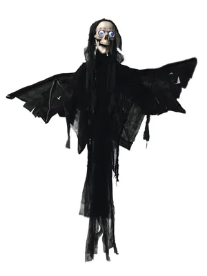 Produktbild von EUROPALMS Halloween Figur Engel, animiert 165cm (8331440G)