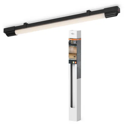 Immagine prodotto di Lampada a LED Osram, modello Shift, per illuminazione a incasso, barra luminosa da 60 cm, colore nero, 12W, 1440 lumen, temperatura di colore regolabile a 3000K/4000K