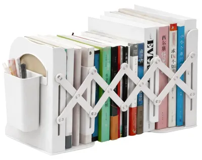 Produktbild von Faltbares Organizer-Regal mit verstellbarem Ständer, modern, weiß