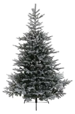 Productafbeelding van Grandis Fir Snowy kunstkerstboom 180xø132cm | groen met sneeuw