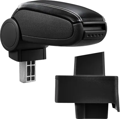 Immagine prodotto di Copri bracciolo centrale in pelle nero / bianco per Audi 80 B3/B4 90 CABRIO