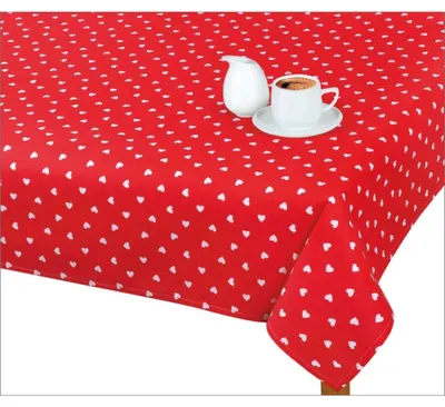 Immagine prodotto di Tovaglia ADÉLA - 100x100 cm - Rosso,Bianco