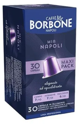 Zdjęcie produktu dla Borbone Mia Napoli kapsułki aluminiowe do Nespresso - 30 kapsułek