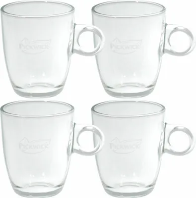 Obrázek produktu pro Sklenice na čaj Pickwick, šálek, šálek, čaj, sklo velké, 250 ml, 2 balení
