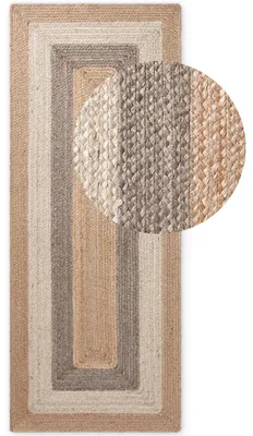 Produktbild von Hanse Home Juno Jute Teppich Juno Fusion Natur Gold Multifarben