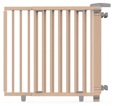 Image de Geuther Barrière de Sécurité Escalier Extensible Bois Vernis Clair - 93 à 135 cm