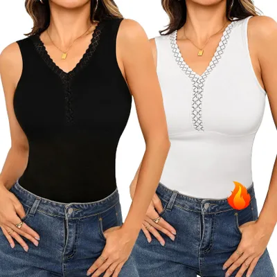 Immagine prodotto di Gilet termico Damen, scollatura a V, senza maniche