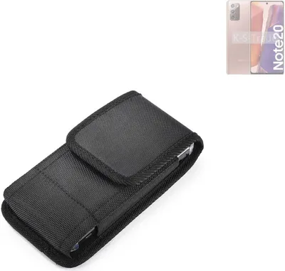 Produktbild von Holster Gürteltasche kompatibel mit Samsung Galaxy Note20 LTE Holster Gürtel Tasche wasserabweisend Handy Hülle Schutz Hülle Outdoor schwarz
