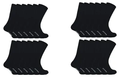 Produktbild von Sock Snob - Uni 24 Paar Sportsocken aus Bambus-Baumwolle