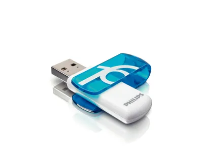 Immagine prodotto di Chiavetta USB PHILIPS Blu vivo, bianco 16 GB