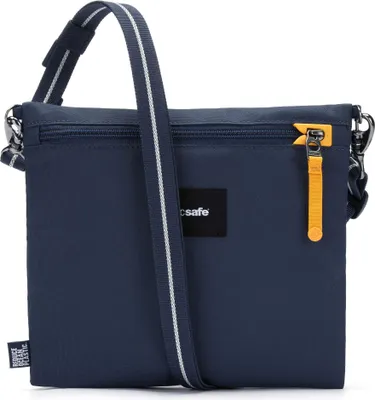 Produktbild von pacsafe Umhängetasche Pacsafe Go Crossbody Pouch Coastal Blue dunkelblau