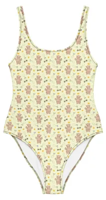 Produktbild von Mr. & Mrs. Panda Rückenfreier Badeanzug Bär Bodybuilding Größe XXXL - Beige - Geschenk, Körpergestaltung, Schwimmanzug, Swimsuit, Shape-Badeanzug, Leistungssport, Sport